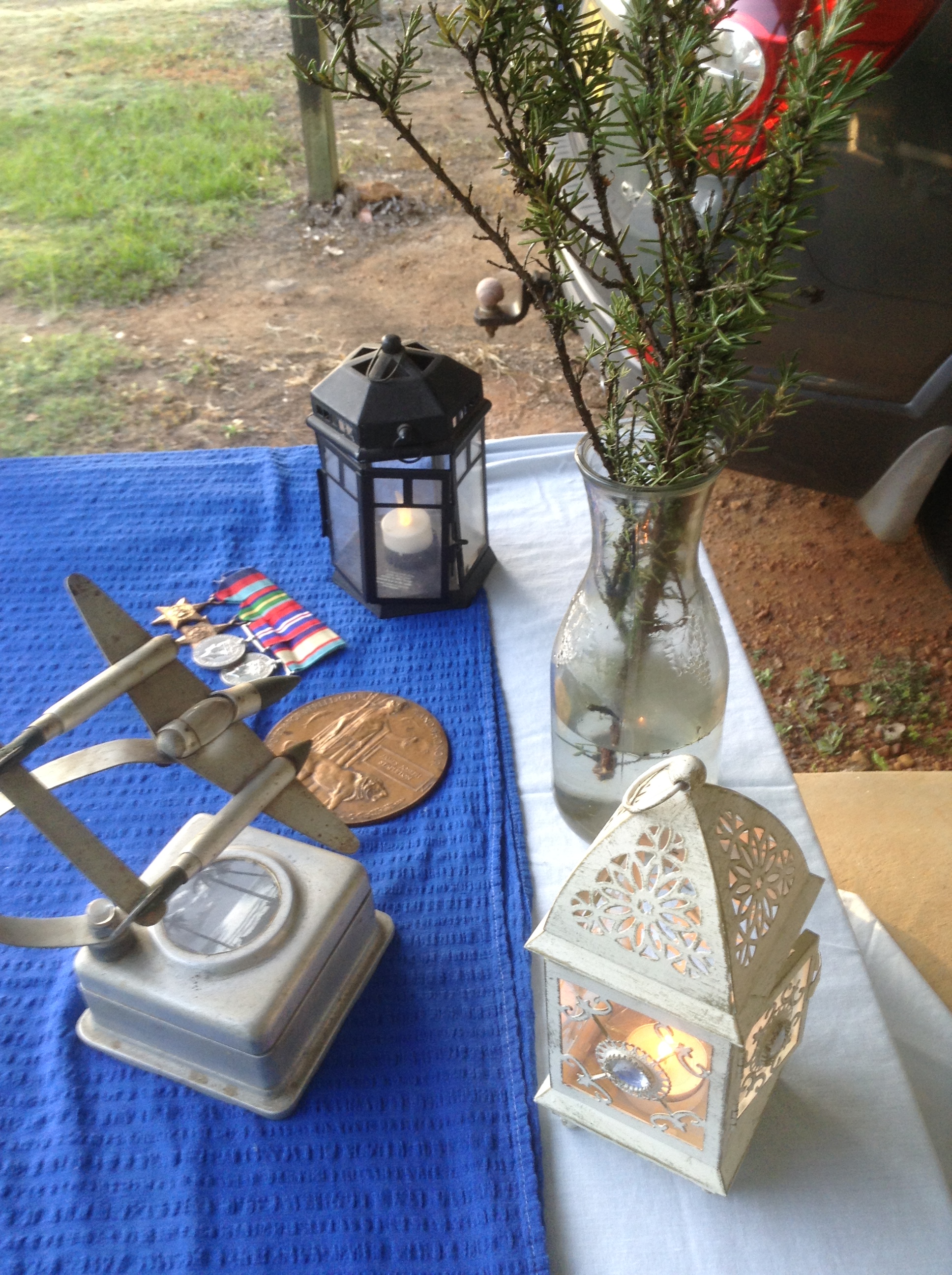 Trench Art, Medals &amp; Rosemary